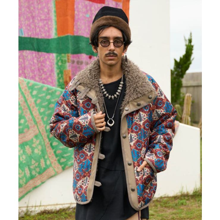 チャイハネ リバーシブルモケベジャケット チャイハネ】モケベ