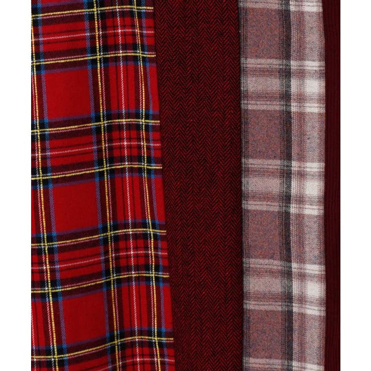 【チャイハネ】チェックパッチワークシャツ | アミナコレクション  | 詳細画像10 