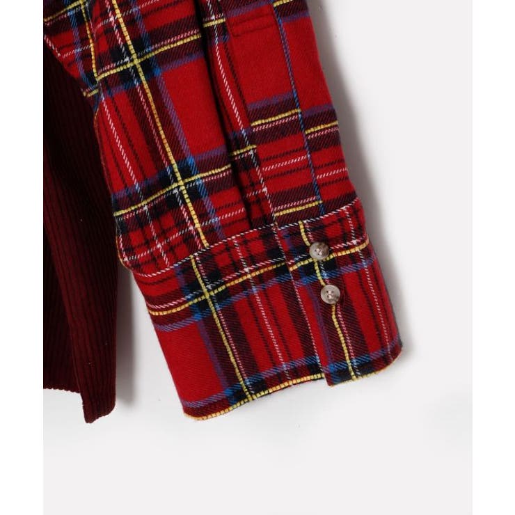 【チャイハネ】チェックパッチワークシャツ | アミナコレクション  | 詳細画像13 