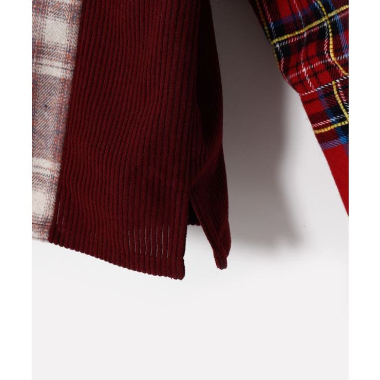 【チャイハネ】チェックパッチワークシャツ | アミナコレクション  | 詳細画像17 