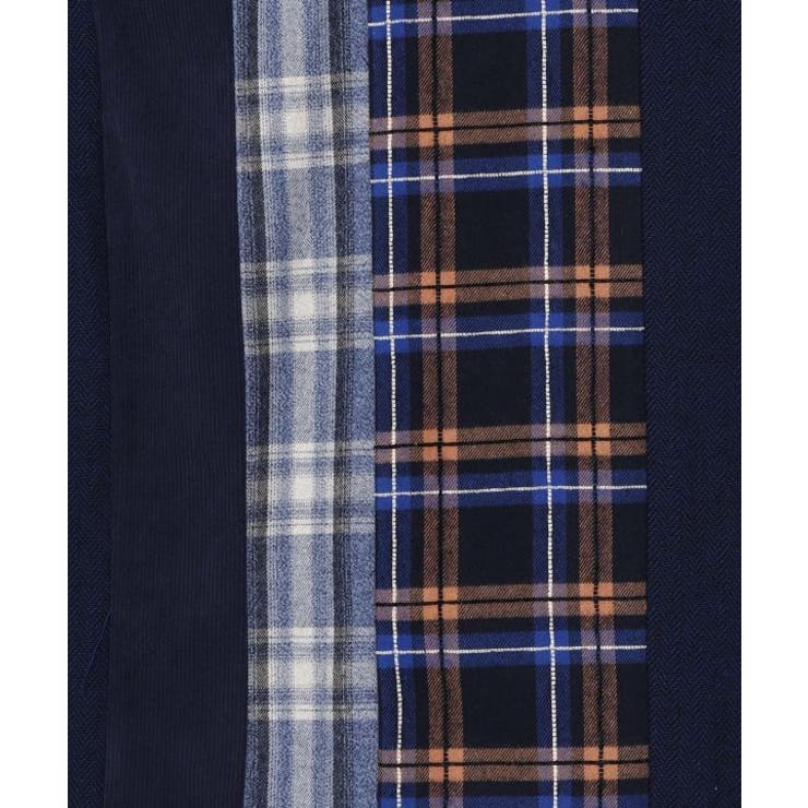 【チャイハネ】チェックパッチワークシャツ | アミナコレクション  | 詳細画像7 