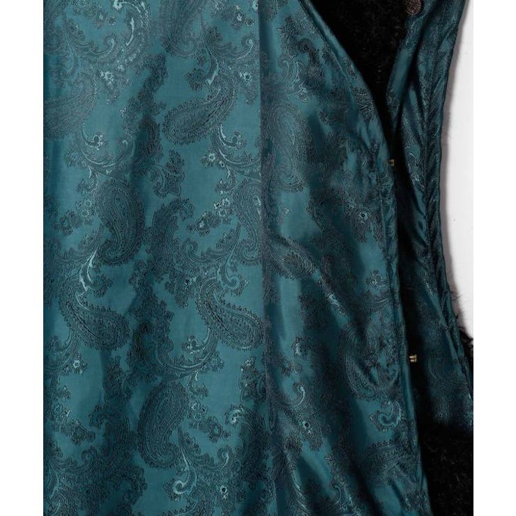 【チャイハネ】モケリプードルファーメンズベスト | アミナコレクション | 詳細画像14 