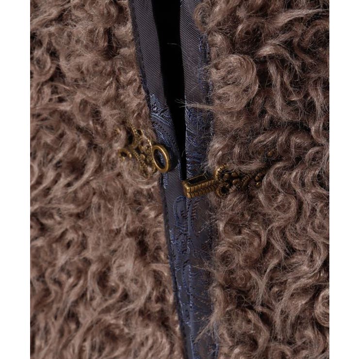 【チャイハネ】モケリプードルファーメンズベスト | アミナコレクション | 詳細画像15 