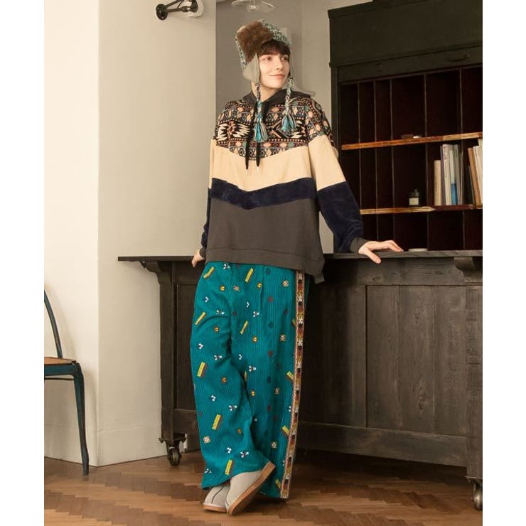 【チャイハネ】ファーベルメンズフーディー | アミナコレクション | 詳細画像1 