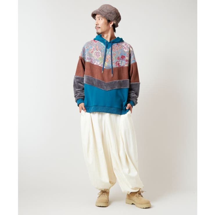 【チャイハネ】ファーベルメンズフーディー | アミナコレクション | 詳細画像3 