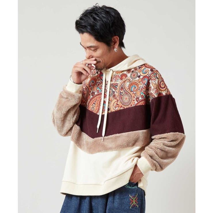 【チャイハネ】ファーベルメンズフーディー | アミナコレクション | 詳細画像6 