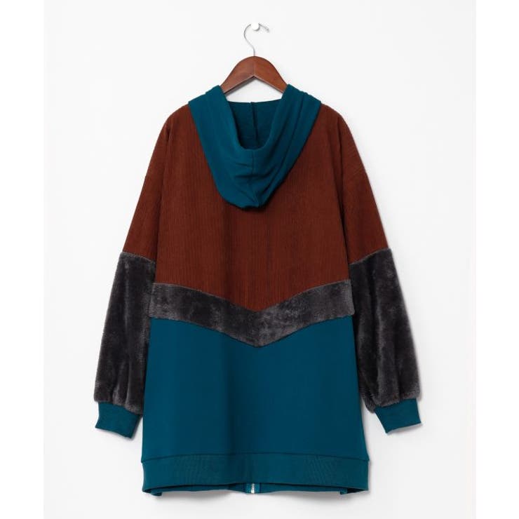 【チャイハネ】ファーベルメンズフードカーディガン | アミナコレクション | 詳細画像15 