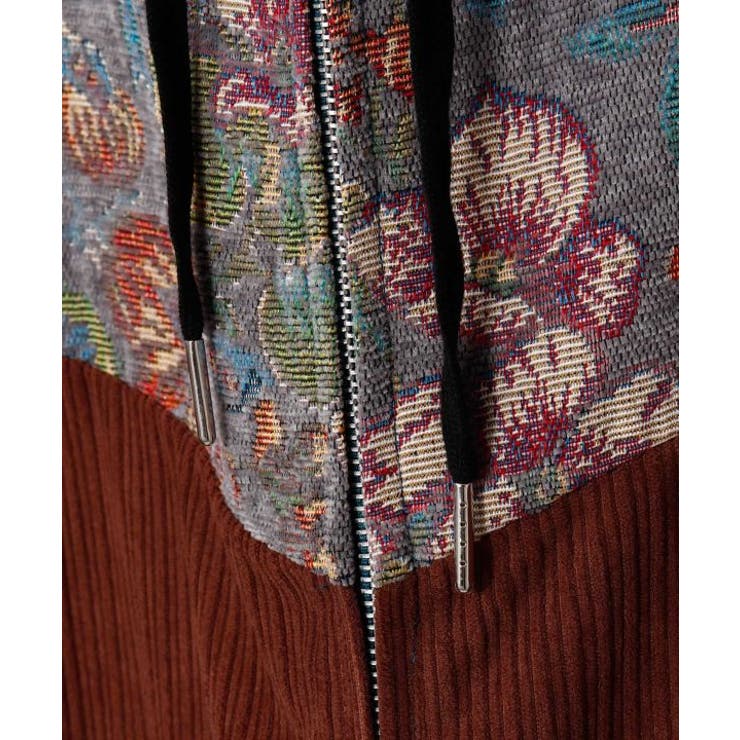 【チャイハネ】ファーベルメンズフードカーディガン | アミナコレクション | 詳細画像3 