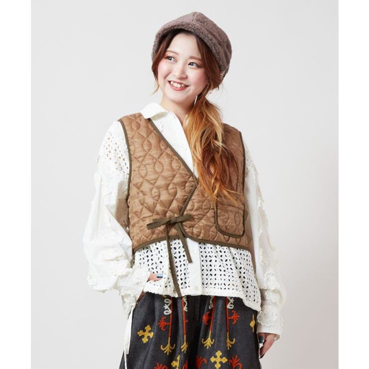 【チャイハネ】イキライドキルティングベスト | アミナコレクション  | 詳細画像3 
