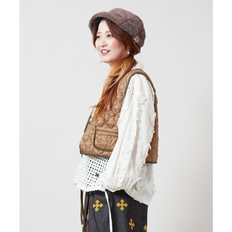 【チャイハネ】イキライドキルティングベスト | アミナコレクション  | 詳細画像4 