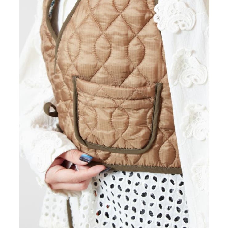 【チャイハネ】イキライドキルティングベスト | アミナコレクション  | 詳細画像6 