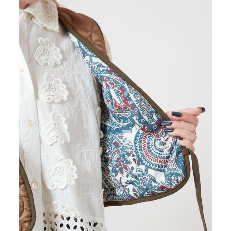 【チャイハネ】イキライドキルティングベスト | アミナコレクション  | 詳細画像8 