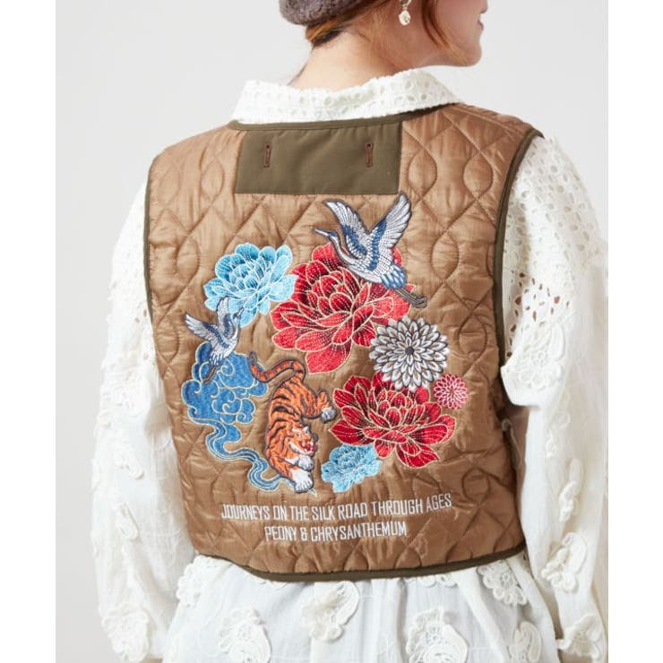 キャメル | 【チャイハネ】イキライドキルティングベスト | アミナコレクション 