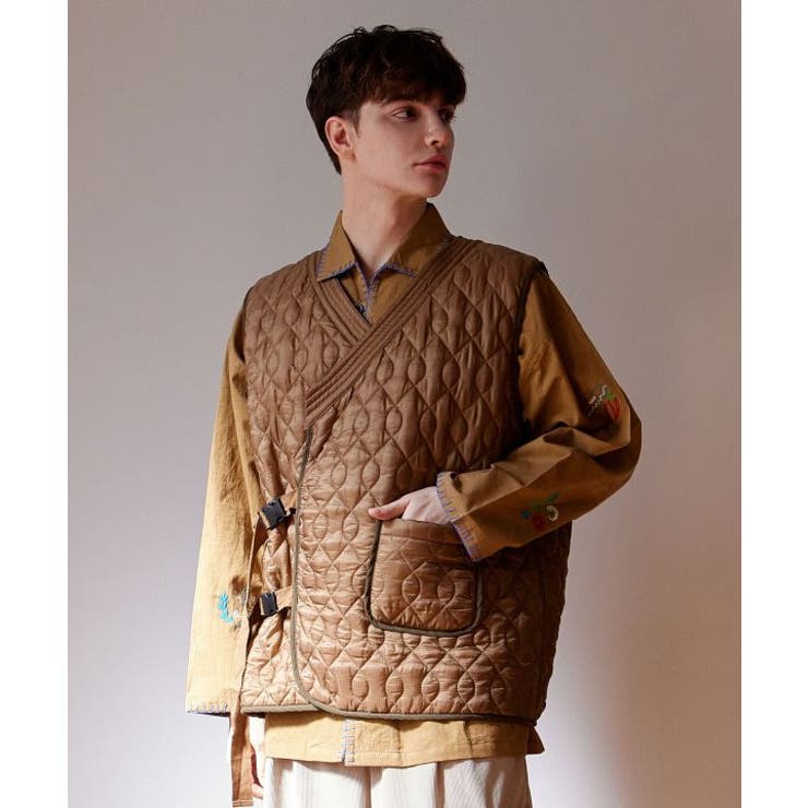 【チャイハネ】イキライドメンズキルティングベスト | アミナコレクション | 詳細画像2 