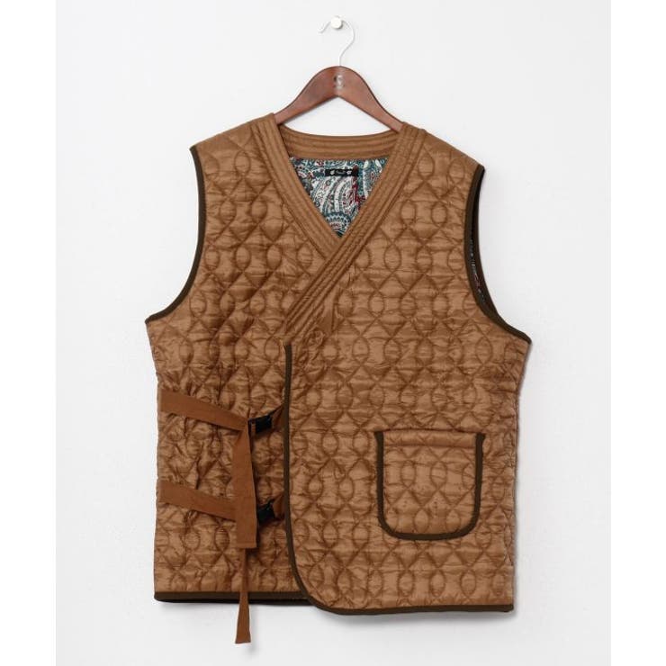 【チャイハネ】イキライドメンズキルティングベスト | アミナコレクション | 詳細画像4 