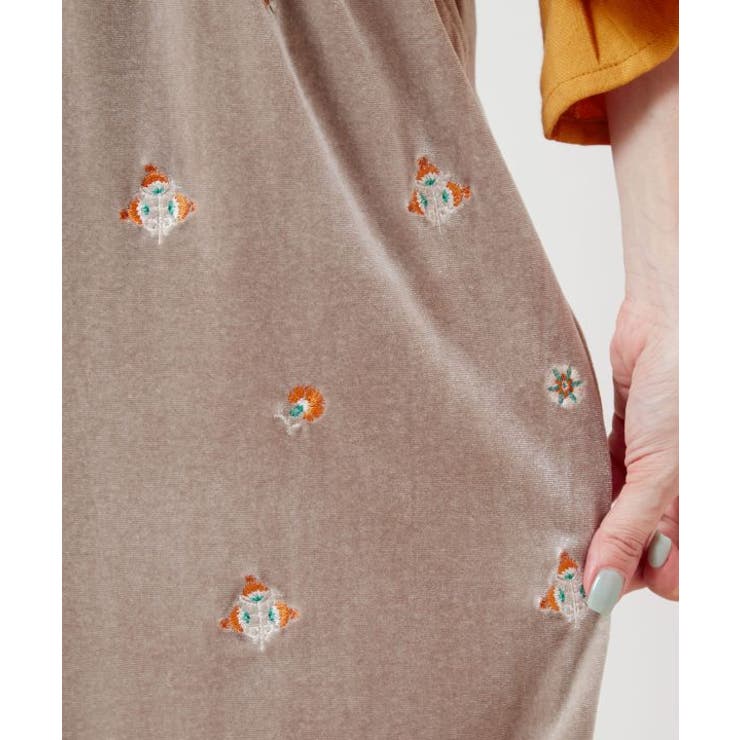 【チャイハネ】ロクアーベロアパンツ | アミナコレクション  | 詳細画像12 