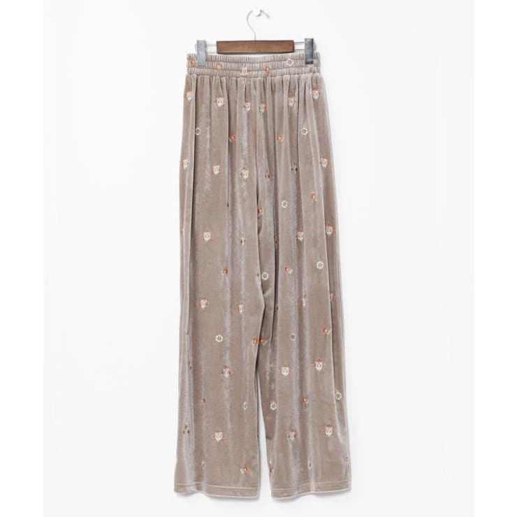 【チャイハネ】ロクアーベロアパンツ | アミナコレクション  | 詳細画像15 