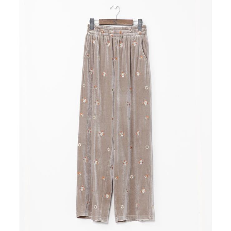 【チャイハネ】ロクアーベロアパンツ | アミナコレクション  | 詳細画像2 