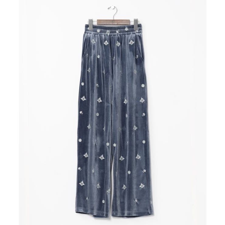 【チャイハネ】ロクアーベロアパンツ | アミナコレクション  | 詳細画像3 