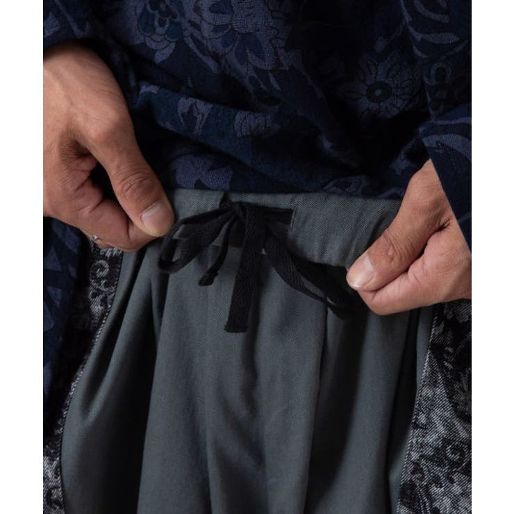 【チャイハネ】ヤオリ異素材パッチワークMEN'Sパンツ | アミナコレクション | 詳細画像11 