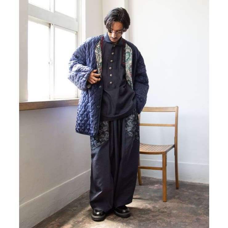 【チャイハネ】ヤオリ異素材パッチワークMEN'Sパンツ | アミナコレクション | 詳細画像18 