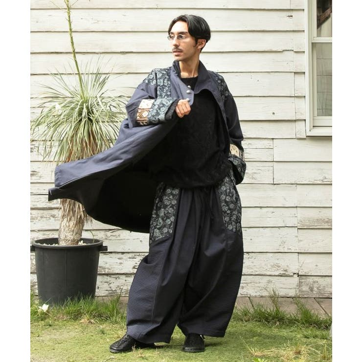 【チャイハネ】ヤオリ異素材パッチワークMEN'Sパンツ | アミナコレクション | 詳細画像2 