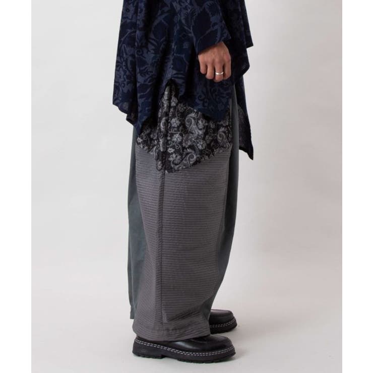 【チャイハネ】ヤオリ異素材パッチワークMEN'Sパンツ | アミナコレクション | 詳細画像7 
