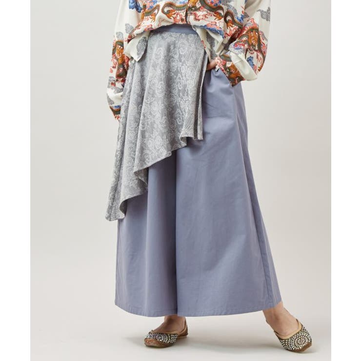 ブルー | 【チャイハネ】ノワリユ変形ワイドパンツ | アミナコレクション 