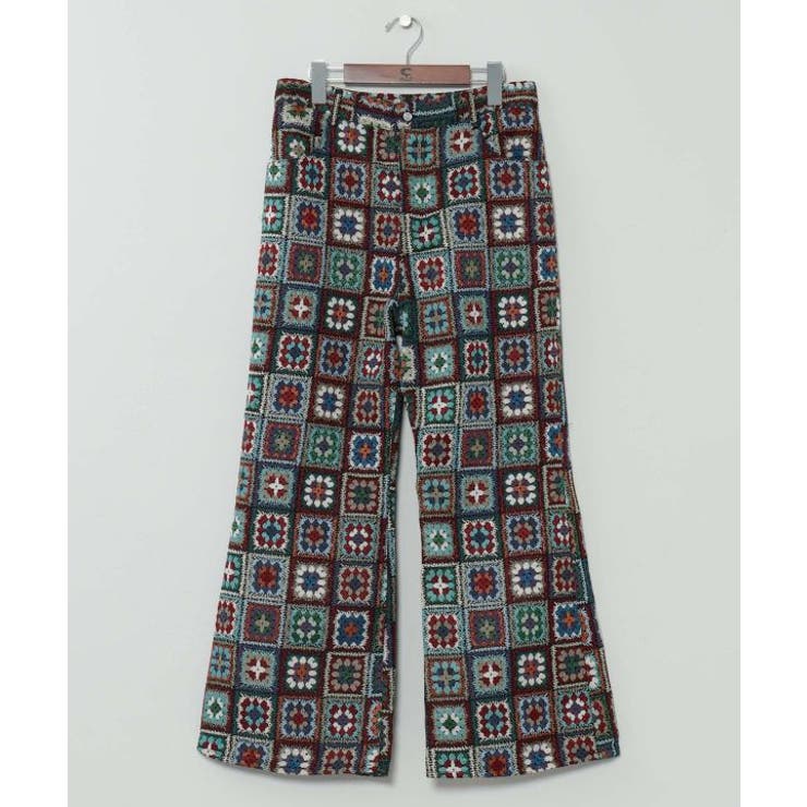 ブラック | 【チャイハネ】シェピベルボトムパンツ | アミナコレクション 