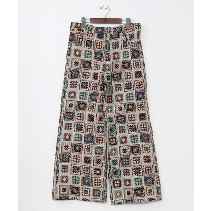 ホワイト | 【チャイハネ】シェピメンズベルボトムパンツ | アミナコレクション 