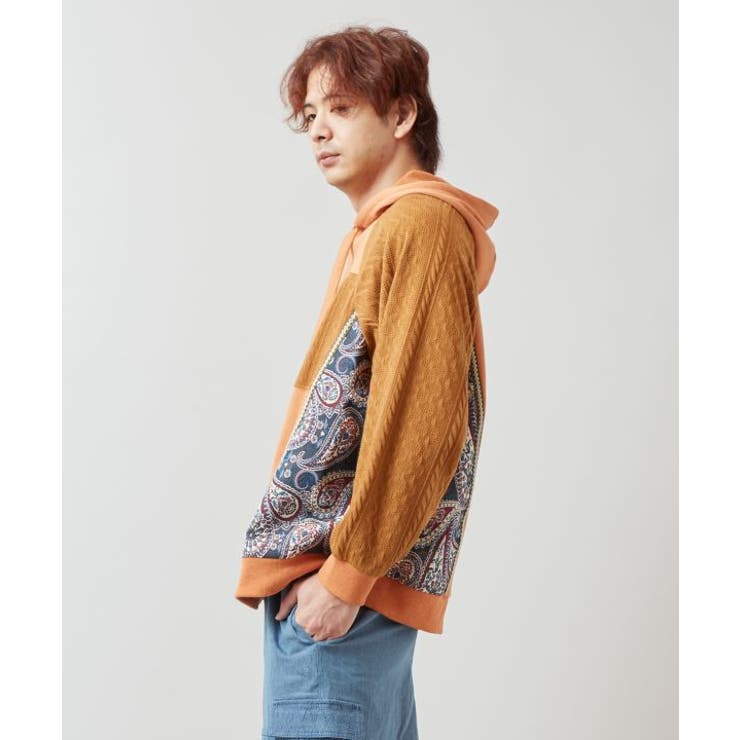 【チャイハネ】スラミィナメンズフードトップス | アミナコレクション | 詳細画像2 