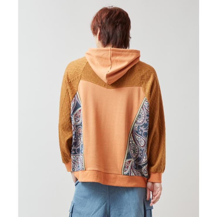 【チャイハネ】スラミィナメンズフードトップス | アミナコレクション | 詳細画像3 