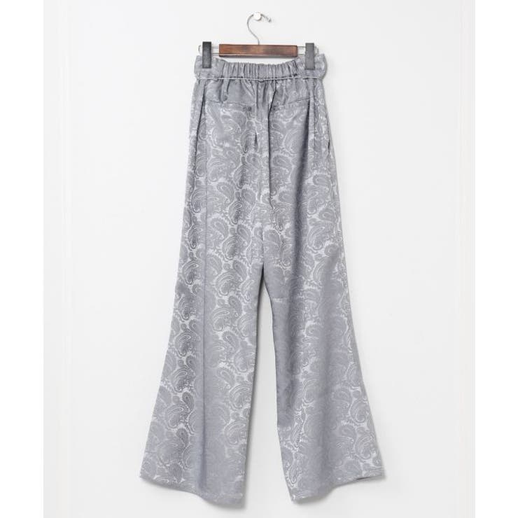 【チャイハネ】サテンレイフレアパンツ | アミナコレクション  | 詳細画像6 