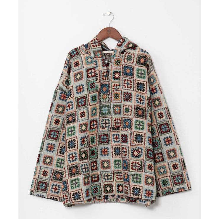 ホワイト | 【チャイハネ】シェピメンズフードトップス | アミナコレクション