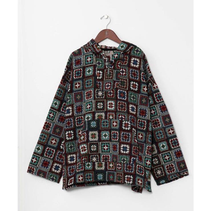 ブラック | 【チャイハネ】シェピメンズフードトップス | アミナコレクション