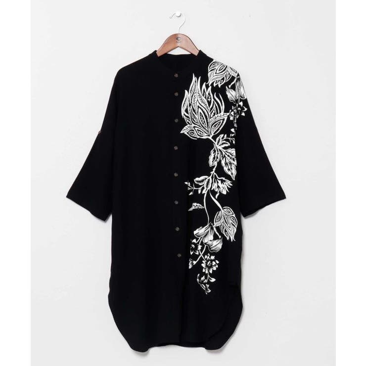 ブラック | 【チャイハネ】アロータメンズシャツ | アミナコレクション