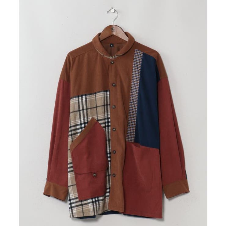 レッド | 【チャイハネ】アメハントメンズシャツ | アミナコレクション 
