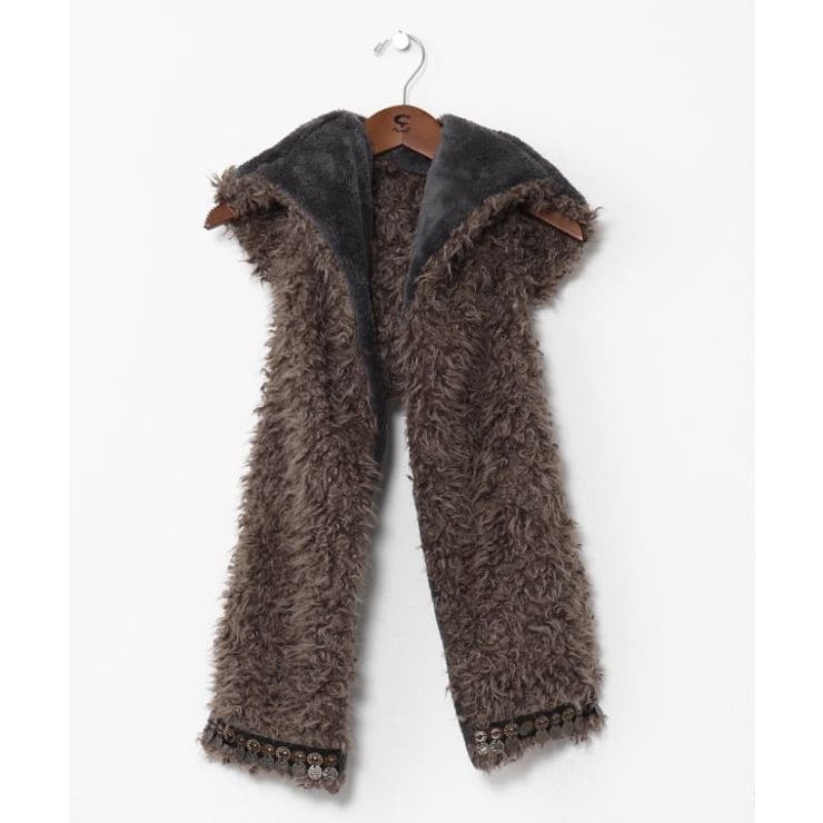 【チャイハネ】モケリマフラー【フード付き】 | アミナコレクション  | 詳細画像5 