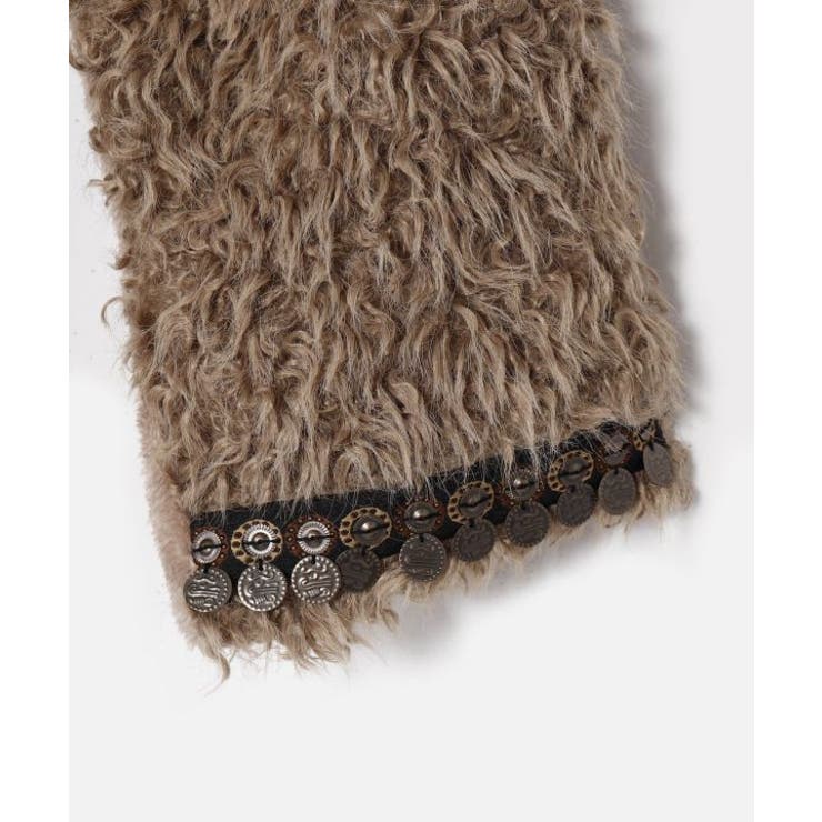 【チャイハネ】モケリマフラー【フード付き】 | アミナコレクション  | 詳細画像7 