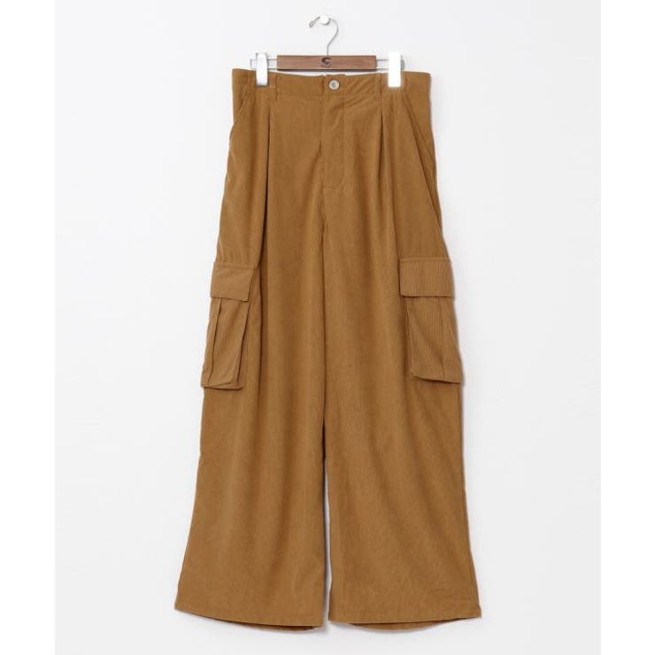 キャメル | 【チャイハネ】コーデュロイMEN'Sカーゴパンツ | アミナコレクション