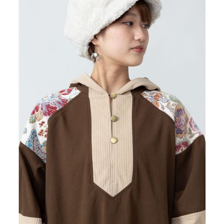 【チャイハネ】ジプアフードトップス | アミナコレクション  | 詳細画像12 