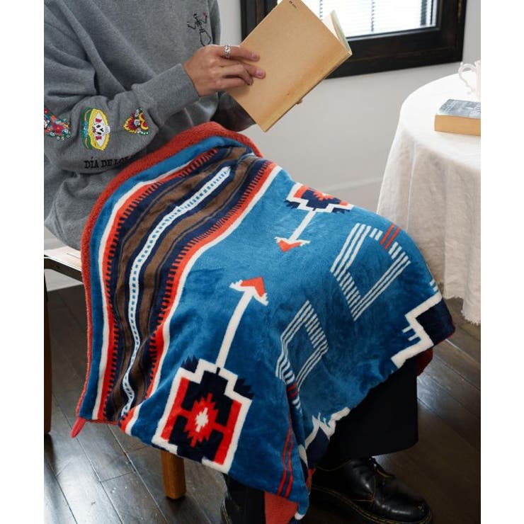 【チャイハネ】【裏ボア】NOMADYブランケットS | アミナコレクション  | 詳細画像23 