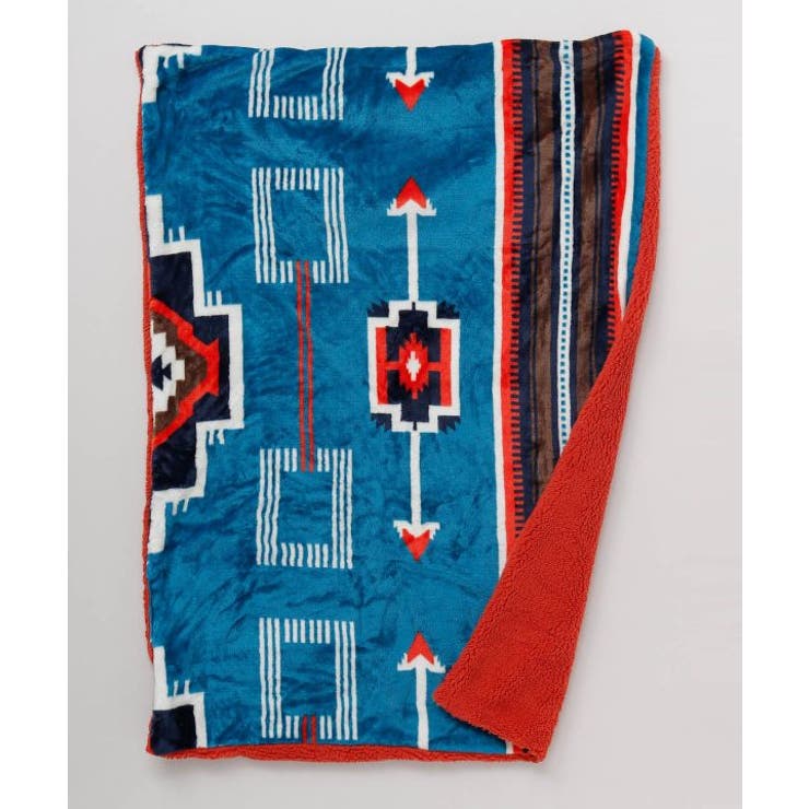 スカイブルー | 【チャイハネ】【裏ボア】NOMADYブランケットS | アミナコレクション 