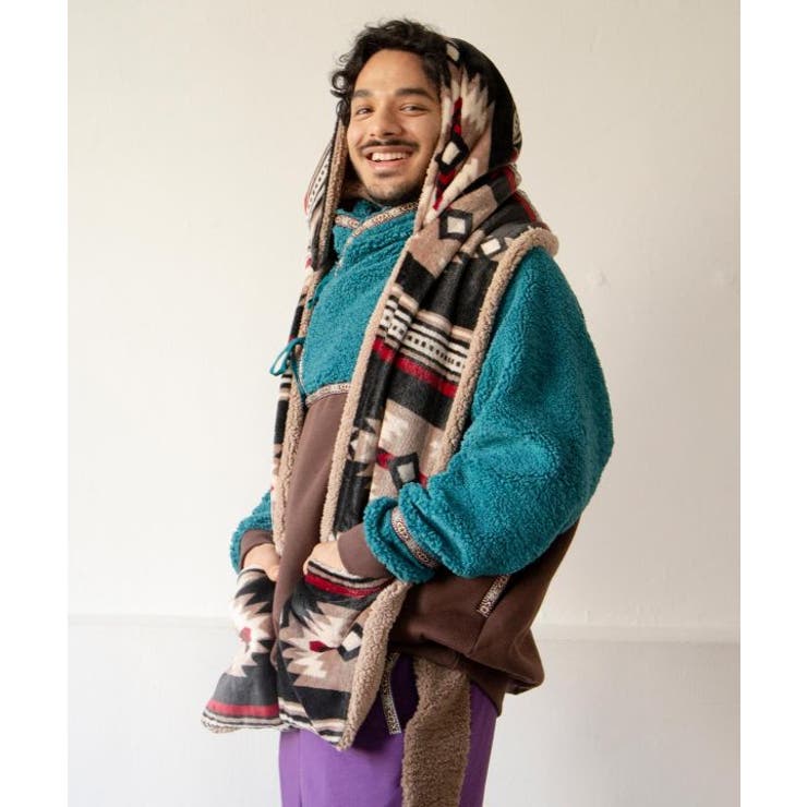 【チャイハネ】フードマフラー《NOMADY》 | アミナコレクション  | 詳細画像1 