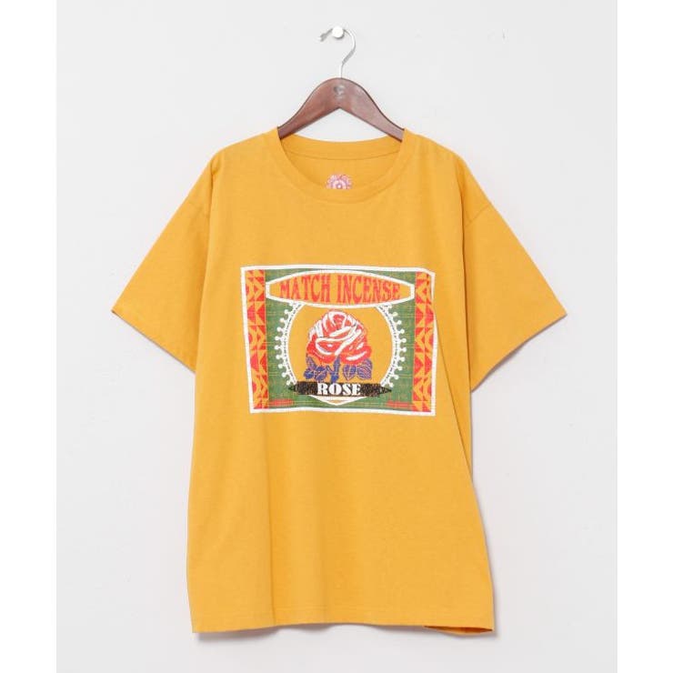 マスタード | 【チャイハネ】マッチ香Ｔシャツ（Ｌサイズ） | アミナコレクション 