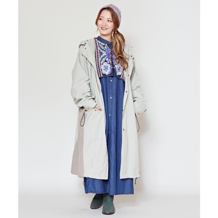 新品 チャイハネ amina ギリディ コート ３way 民族 ミリタリー 完売 チャイハネ】ギリディメンズコート[品番：ACNW0028151]｜アミナ