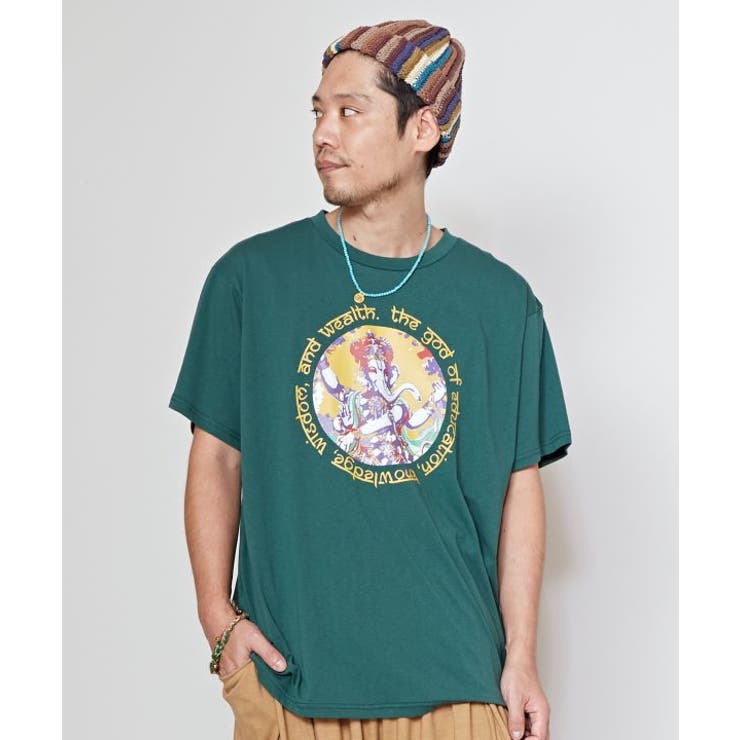 【チャイハネ】ガネーヴァメンズＴシャツ | アミナコレクション | 詳細画像8 