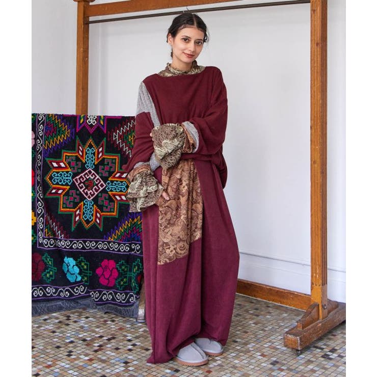 【チャイハネ】ワモーンパッチワークトップス | アミナコレクション  | 詳細画像2 