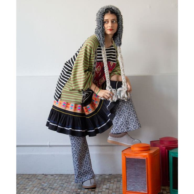 【チャイハネ】カラパッチトップス | アミナコレクション  | 詳細画像1 