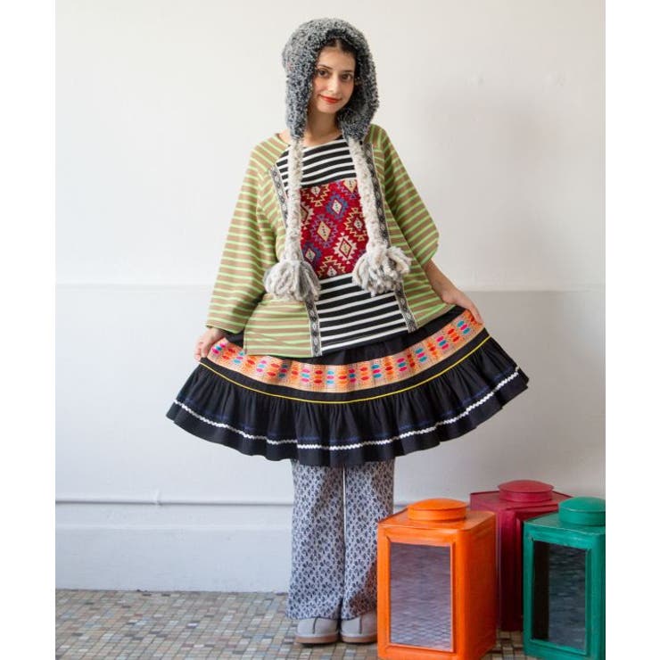 【チャイハネ】カラパッチトップス | アミナコレクション  | 詳細画像2 